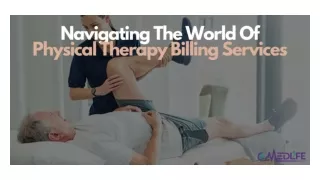 Navigating The World Of Physical Therapy Billing Services