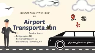 Airport Transportation Hillsborough Township, NJ