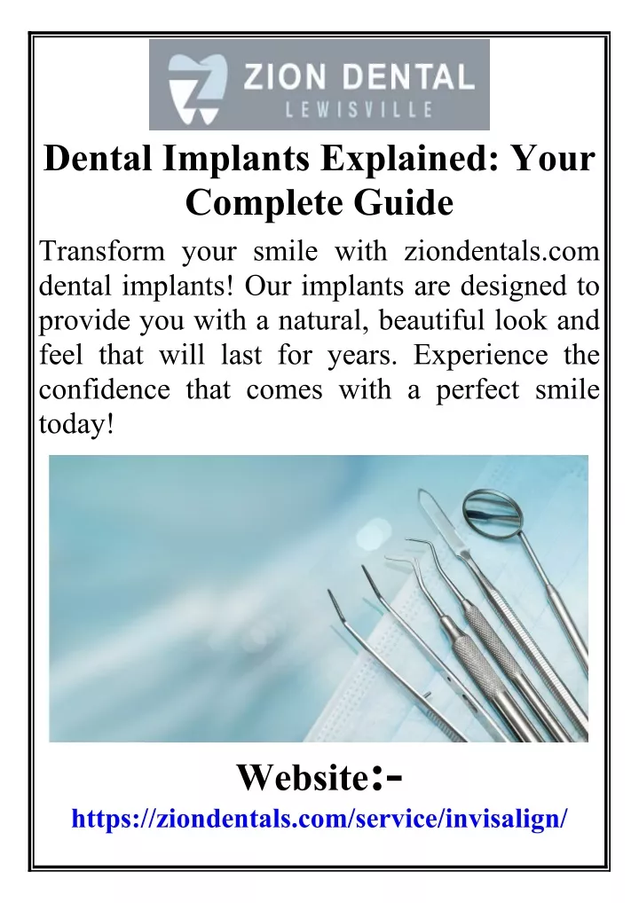 dental implants explained your complete guide