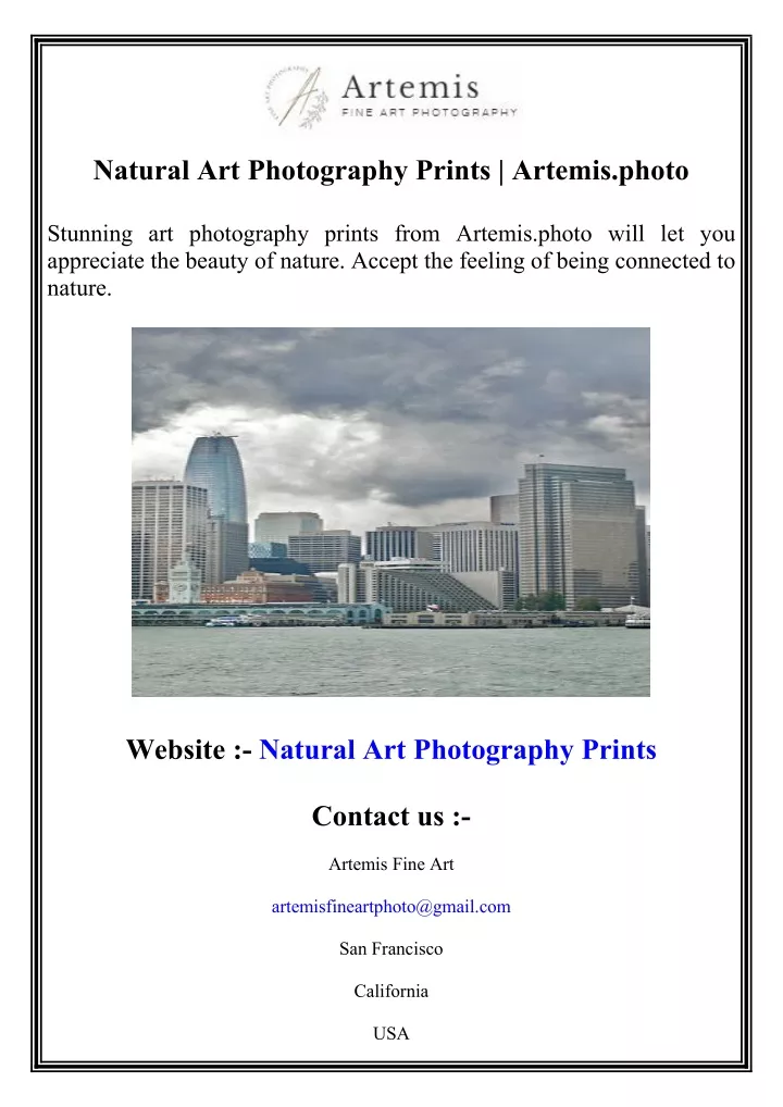 natural art photography prints artemis photo