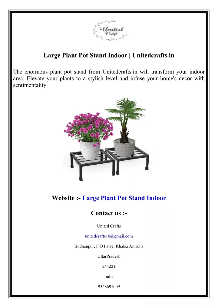 large plant pot stand indoor unitedcrafts in