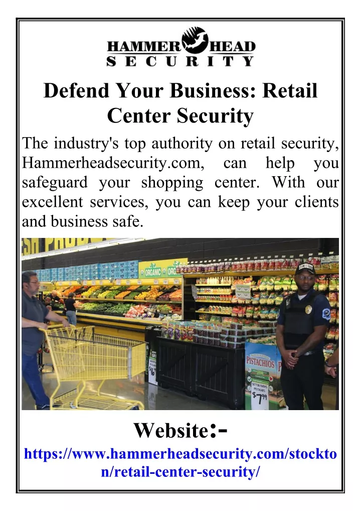 defend your business retail center security