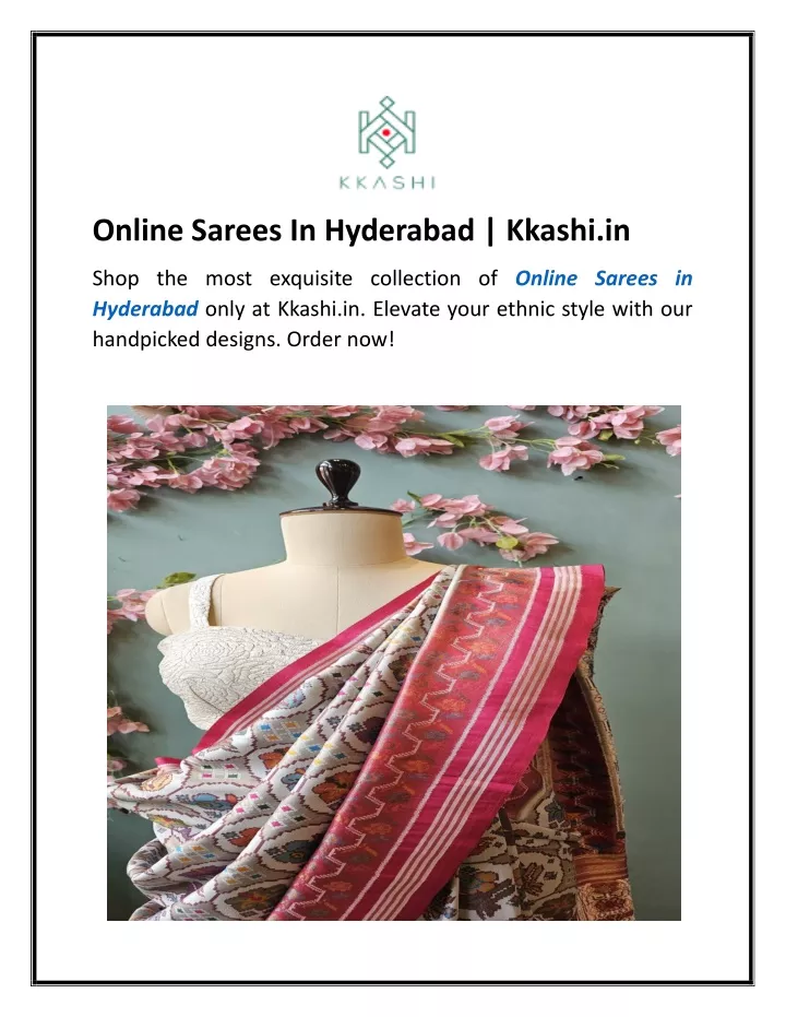 online sarees in hyderabad kkashi in