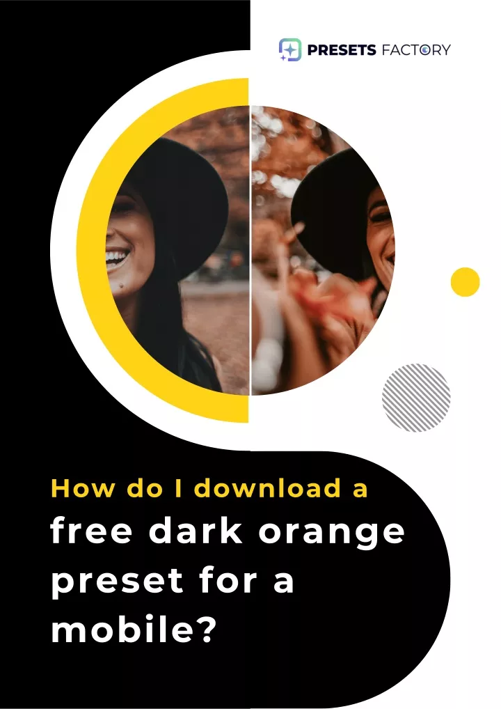 how do i download a free dark orange preset