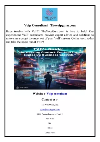 voip consultant thevoipguru com