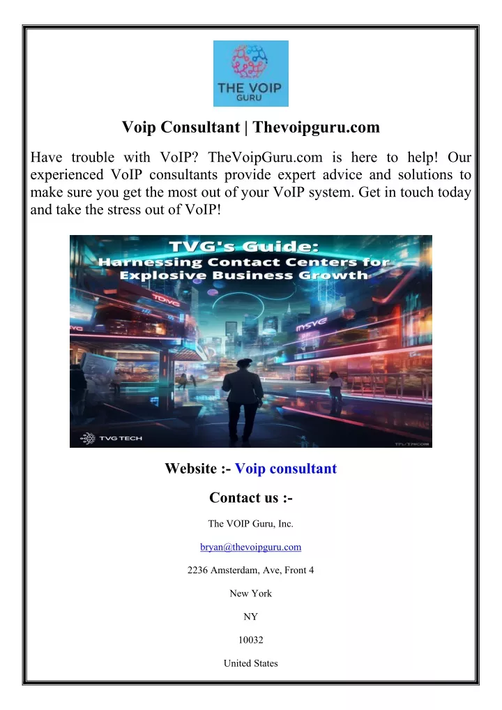 voip consultant thevoipguru com