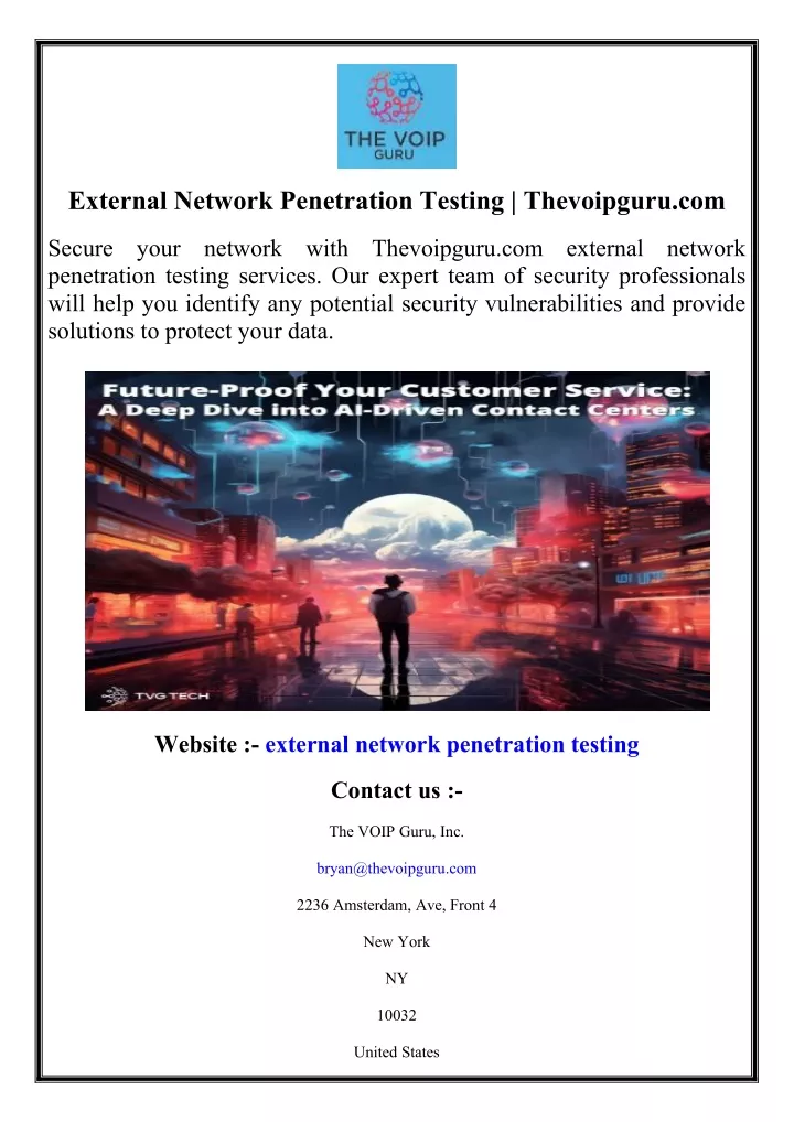 external network penetration testing thevoipguru