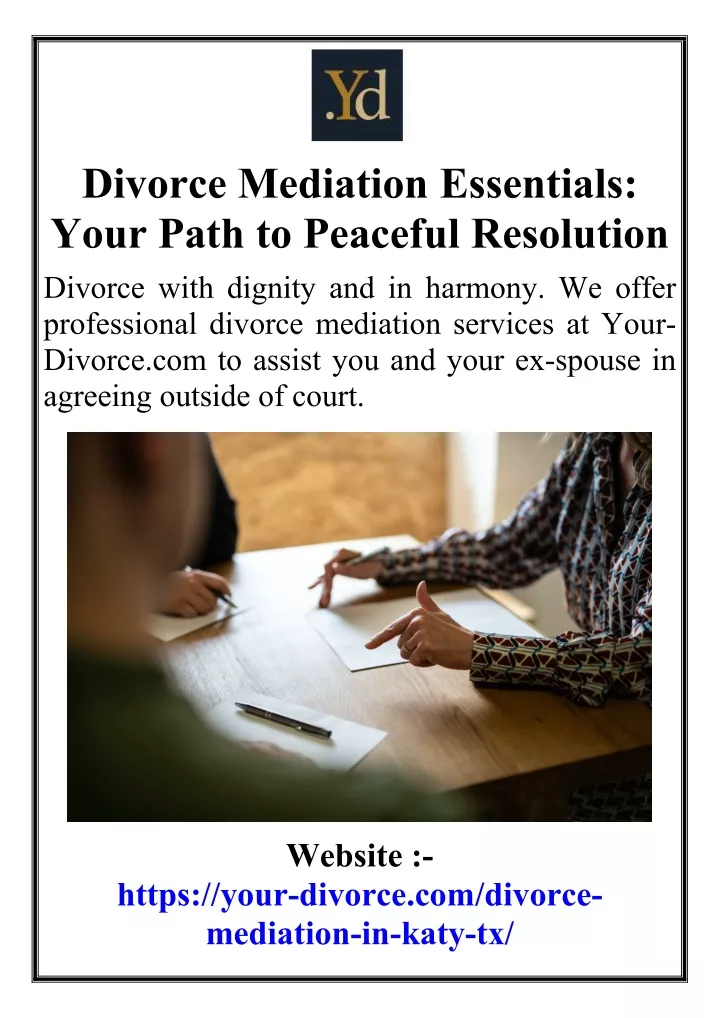 divorce mediation essentials your path