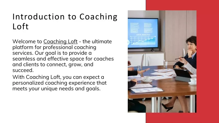 introduction to coaching loft