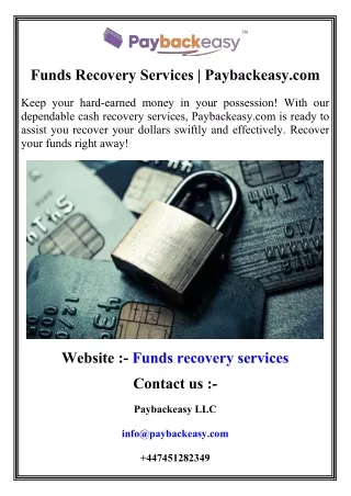 funds recovery services paybackeasy com
