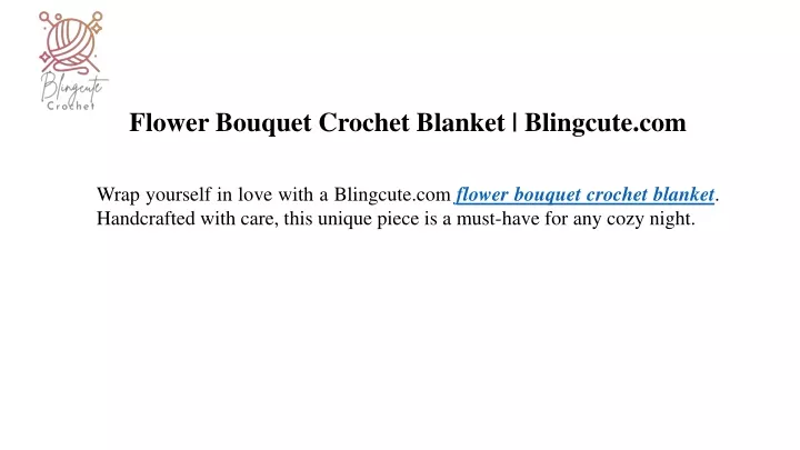 flower bouquet crochet blanket blingcute com