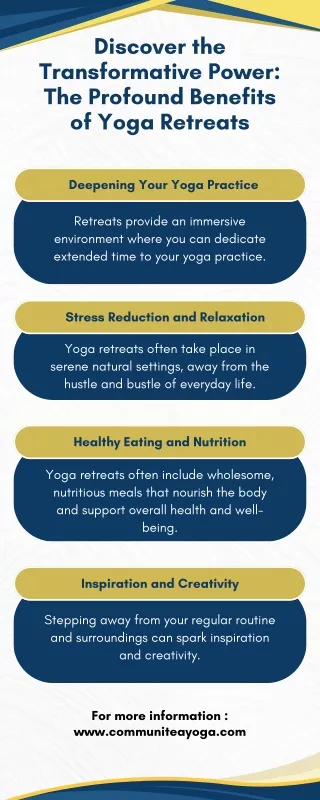 Discover the Transformative Power: The Profound Benefits of Yoga Retreats