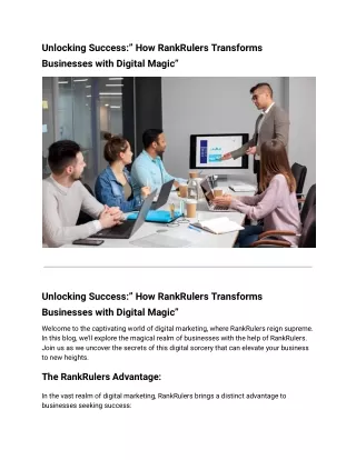 Unlocking Success_” How RankRulers Transforms Businesses with Digital Magic” (1)