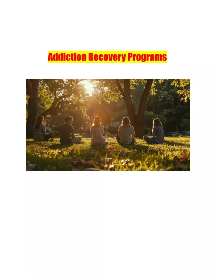 addictionrecoveryprograms