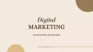 Digital Ayesha: Your Partner In Digital Success!