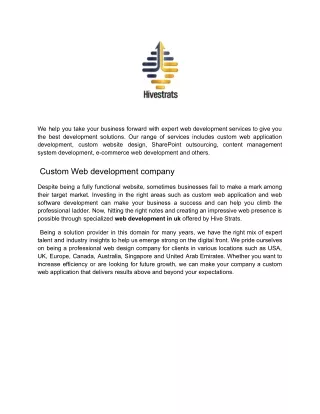 we help you take your business forward with