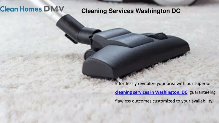 cleaning services washington dc
