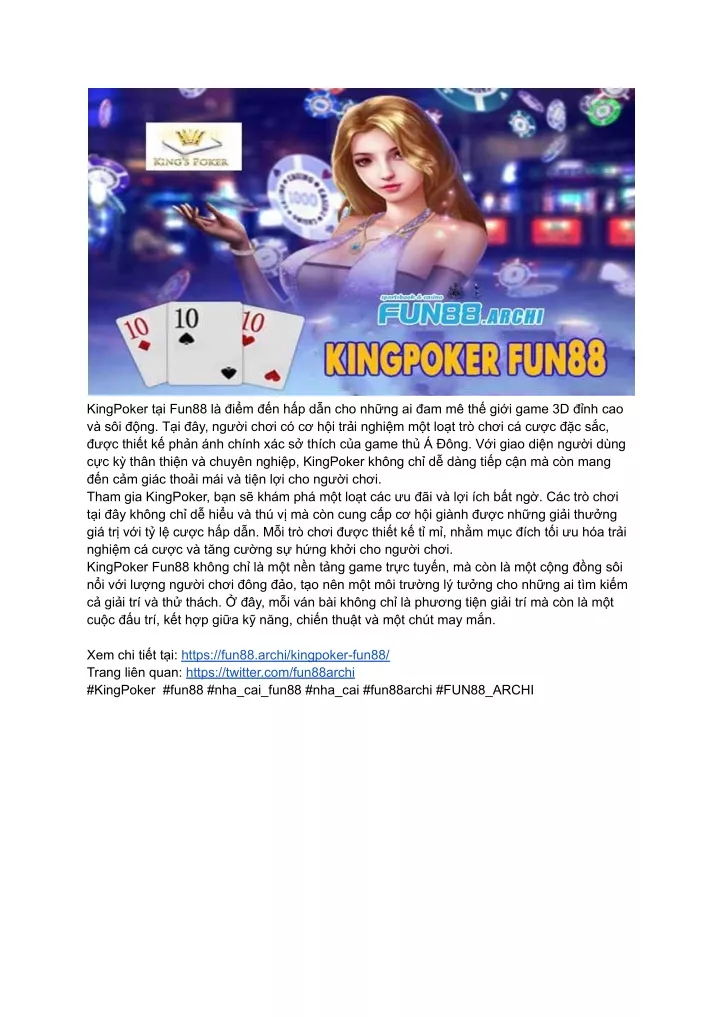 kingpoker t i fun88