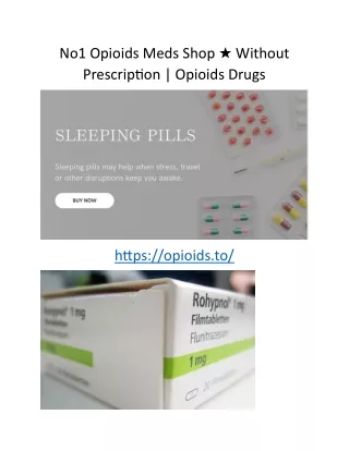 No1 Opioids Meds Shop