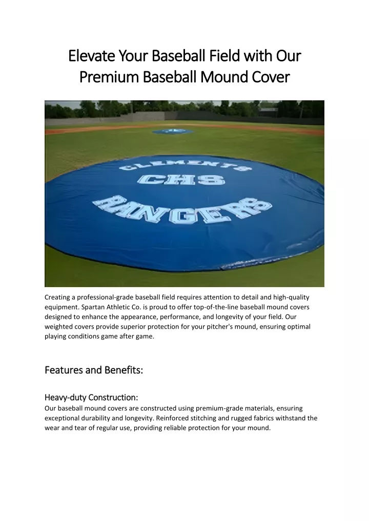 elevate your baseball field with our elevate your