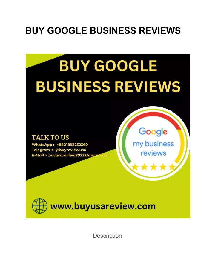 buy google business reviews