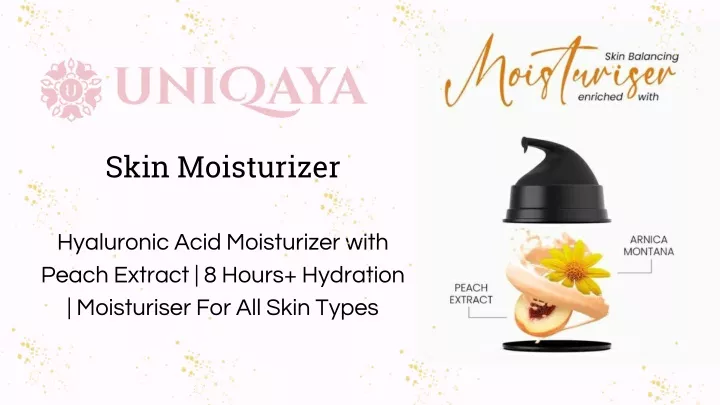 skin moisturizer