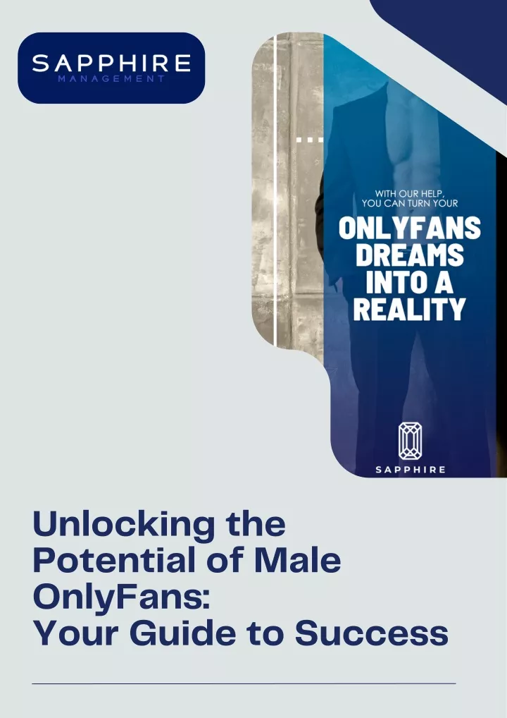 unlocking the potential of male onlyfans your
