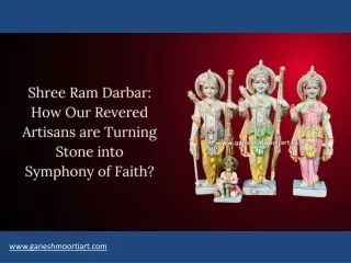 Shree Ram Darbar: How Our Revered Artisans Turning Stone into Symphony of Faith?