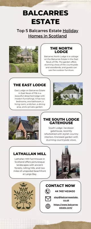 Top 5 Balcarres Estate Holiday Homes in Scotland (1)