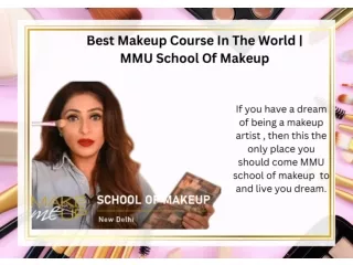 Best Makeup Course In The World  MMU School Of Makeup