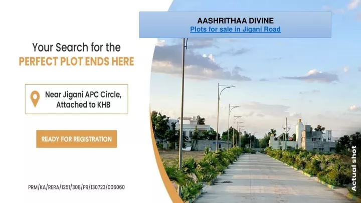 aashrithaa divine plots for sale in jigani road