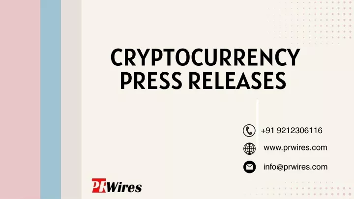 cryptocurrency press releases