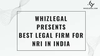 Best Legal firm for NRI in India | Whizlegal