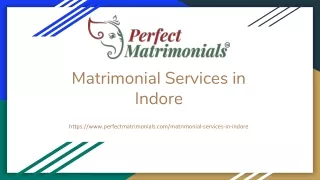 matrimonial services in indore