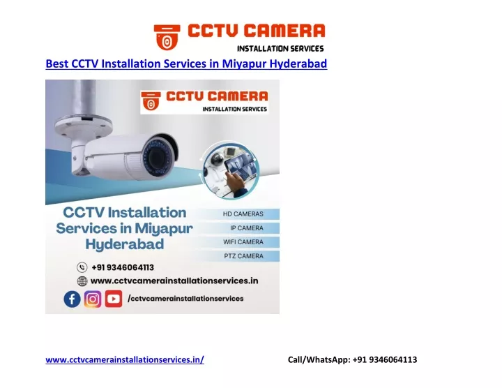 best cctv installation services in miyapur