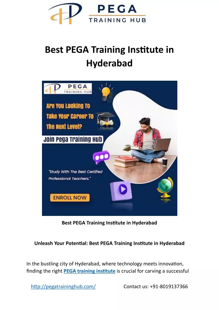 best pega training institute in hyderabad