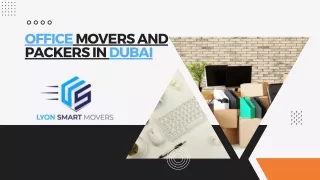 Office movers and packers in dubai