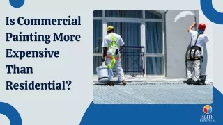 Is Commercial Painting More Expensive Than Residential?