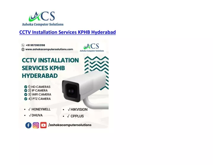 cctv installation services kphb hyderabad