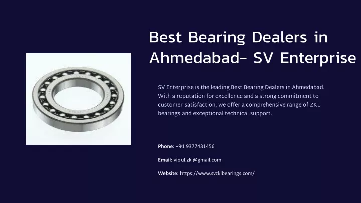 best bearing dealers in ahmedabad sv enterprise