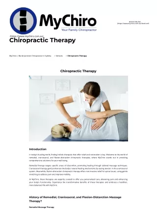 Craniosacral Therapy: Experience the Gentle Touch at Our Chiropractic Clinic