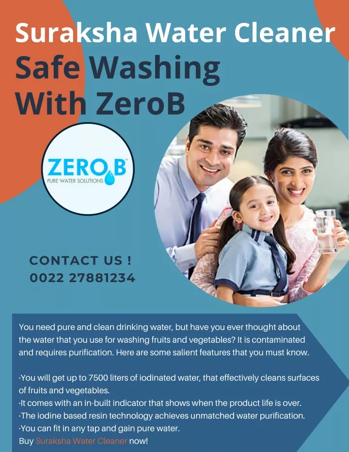 suraksha water cleaner safe washing with zerob