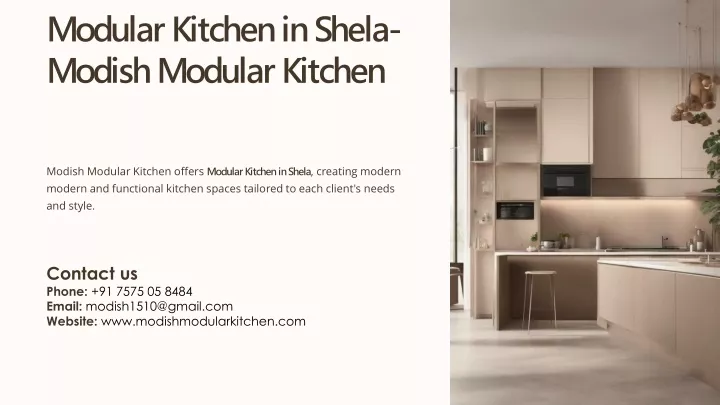 modular kitchen in shela modish modular kitchen