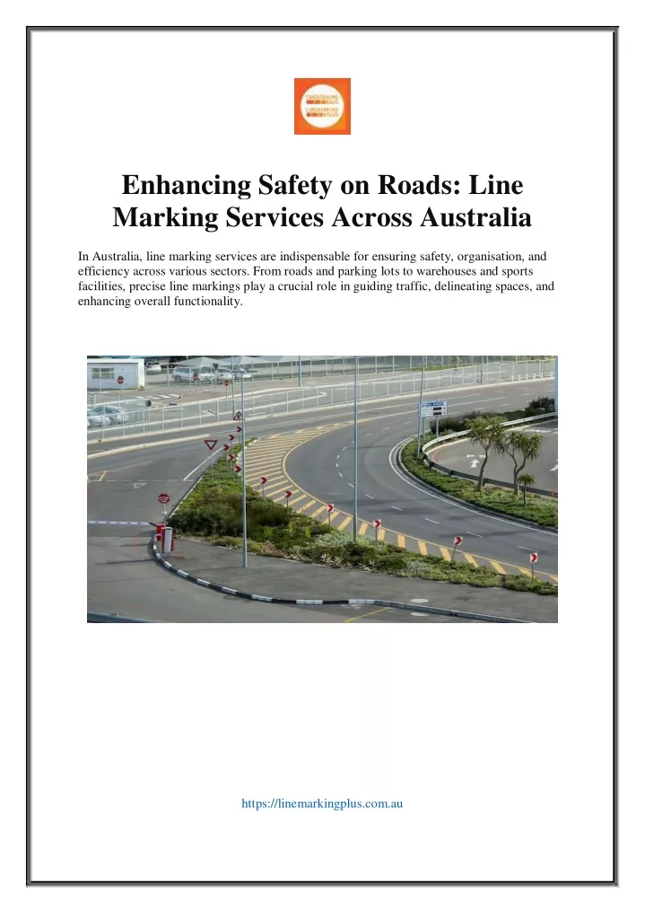 enhancing safety on roads line marking services