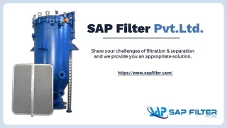 Leading Candle Filter Manufacturer - SAP Filter