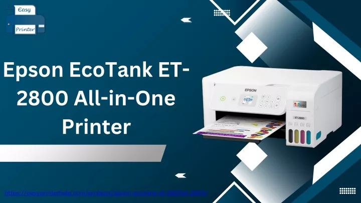 epson ecotank et 2800 all in one printer