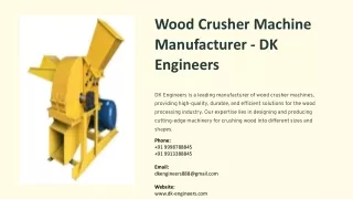 Wood Crusher Machine Manufacturer,best Wood Crusher Machine Manufacturer