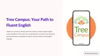 Best Online Free Course for English Speaking | Treecampus