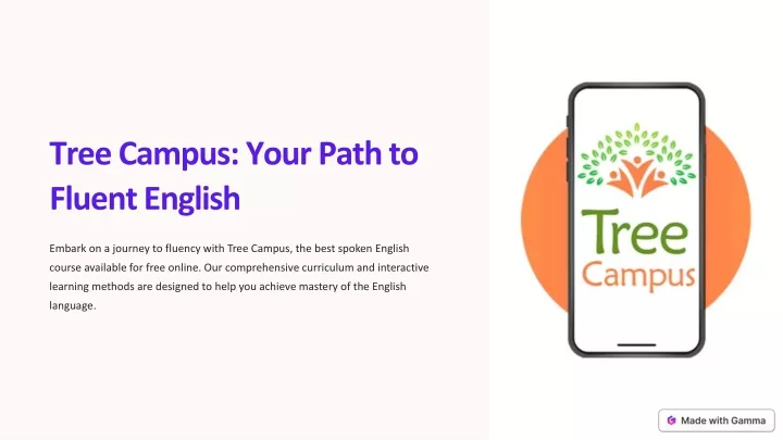 tree campus your path to fluent english