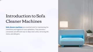 Thane's Top Sofa Cleaner: Advanced Solutions
